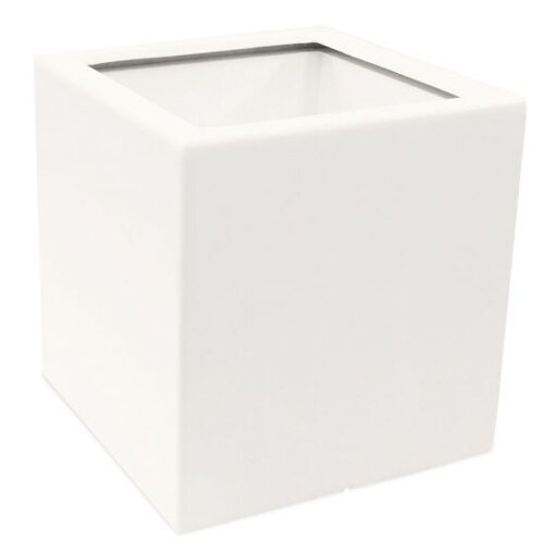 Planter Smooth wit vierkant (60 x 60 x 60 cm)